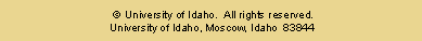University of Idaho, Moscow, ID, 83844